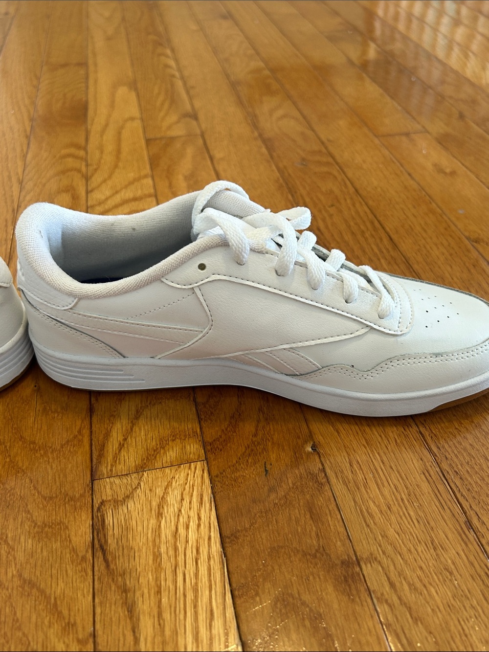 Reebok All-White Low-Top Athletic Sneakers - Picture 6 of 11